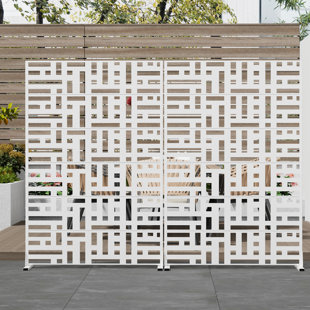 6 ft. H x 4 ft. W Metal Privacy Screen