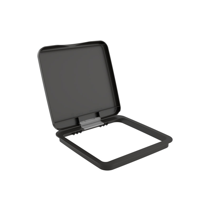 Couvercle bidirectionnel en polymère gris Orion pour Rev-A-Shelf® 27 pte Contenants à déchets, Dark Grey