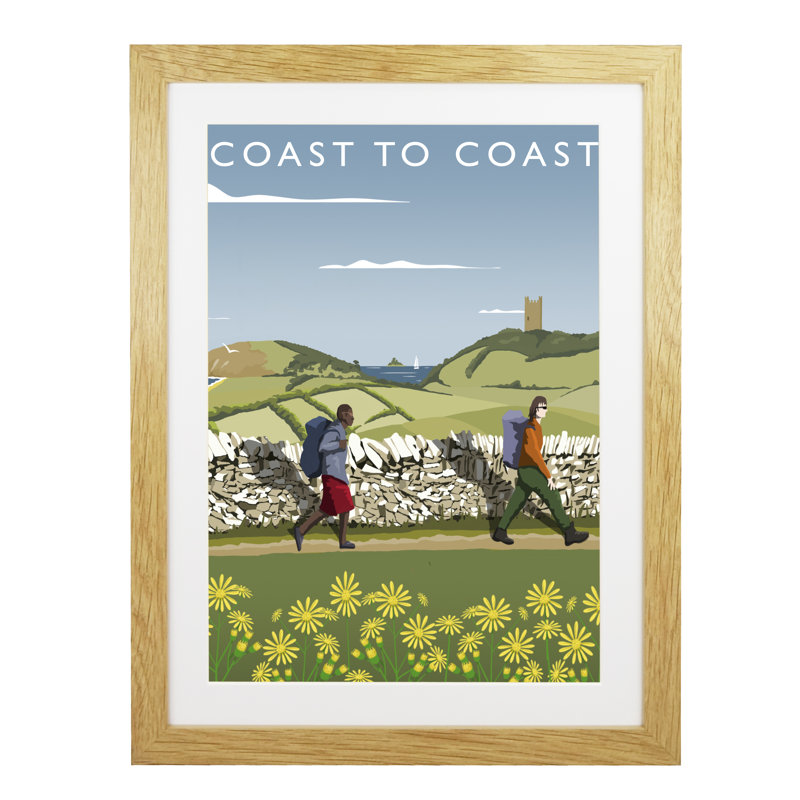 Richard O'Neil - Print, Oak Wood Frame, 43.5 cm H x 33.5 cm W x 2.2 cm D