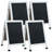 30" x 20" Magnetic A-Frame Chalkboard with Chalk and Eraser - White