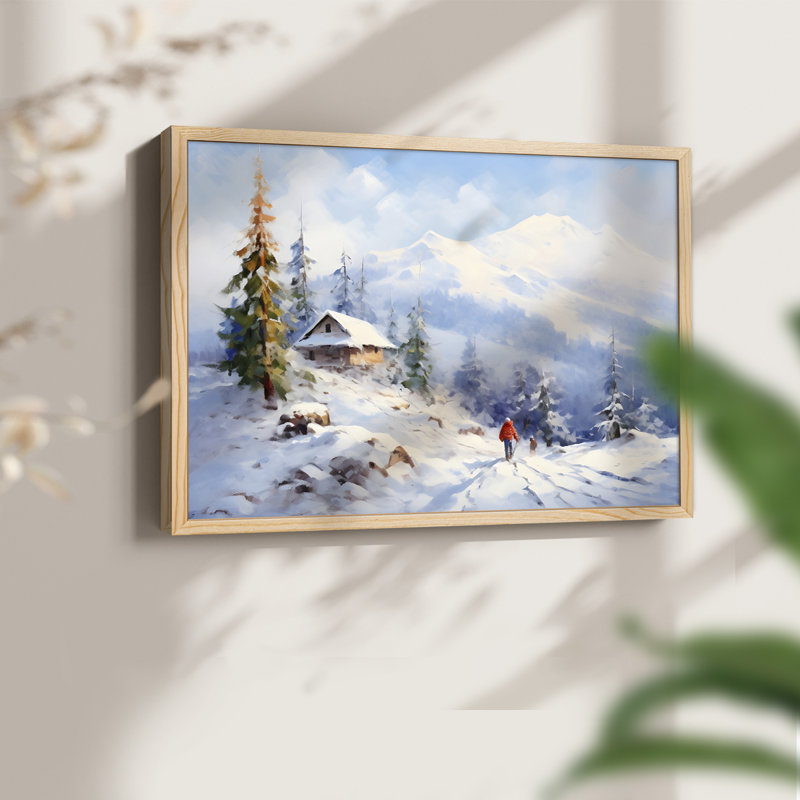 Paysages rétro-CLV III - reproduction encadrée, H 22 po x l 28 po, Naturel