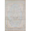 Tapis décoratif bleu à motif traditionnel lavable à la machine-1679209585