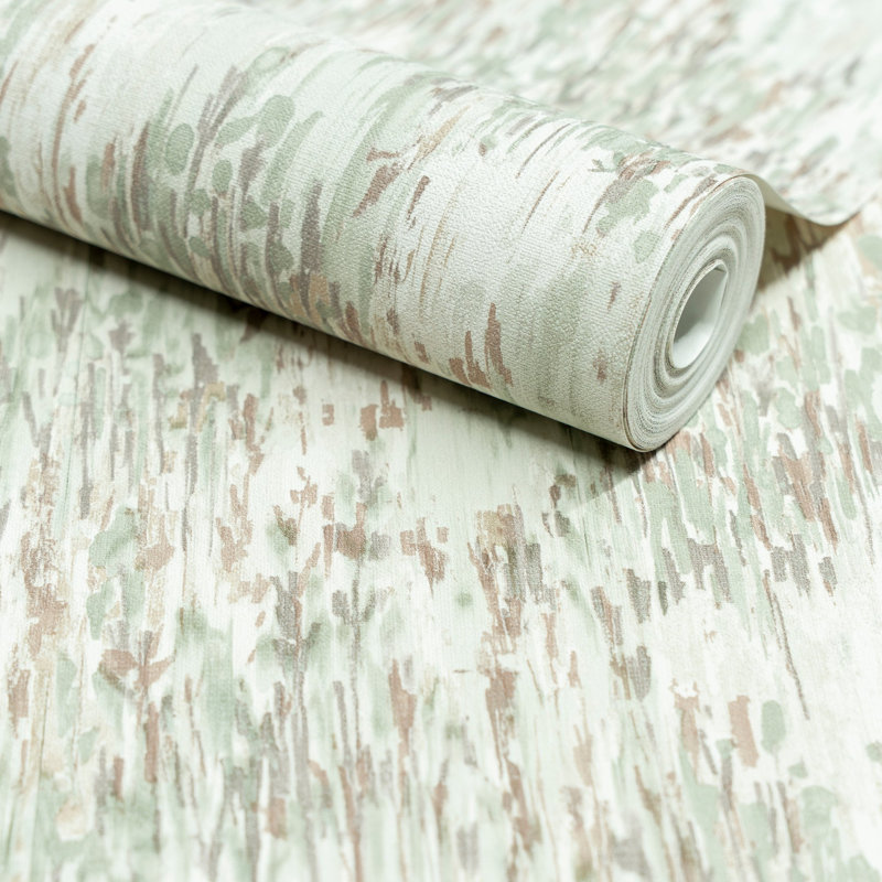 Inia Collection Abstract Ethnic All-over Wallpaper Roll, Green