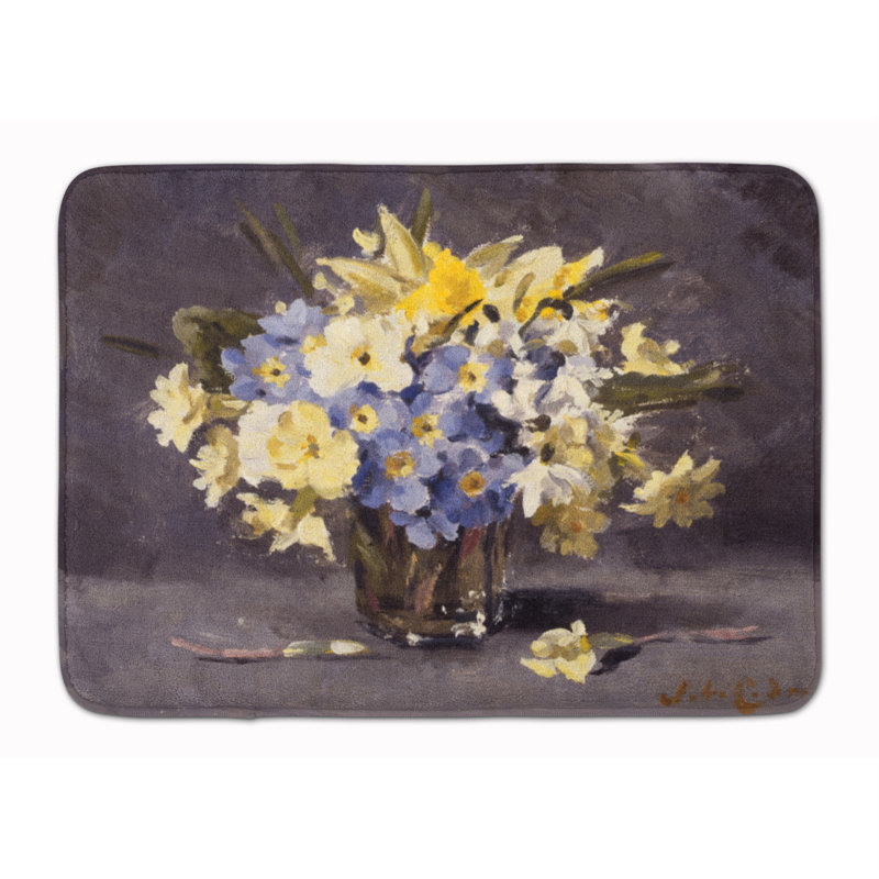 Bernadett Memory Foam Non-Slip Bath Rug