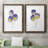 " Pressed Violas I " 2 - Pieces Painting Print-1884707035-1884707029