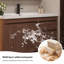 Meuble-lavabo autoportant 47,64 po avec armoire à miroir Brown