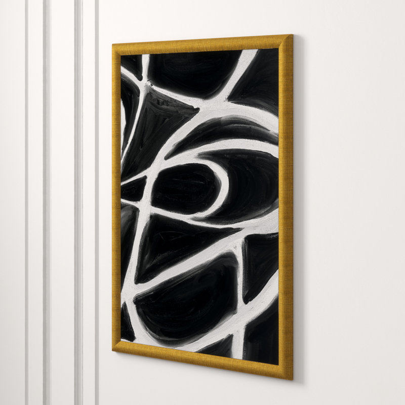 Delineated View 2' Framed Print on Canvas