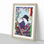 Woman by a Plum Tree by Tsukioka Yoshitoshi - Framed Print-55641809-55641804