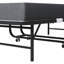 Lit d'invité pliant de 75 pouces de long pour adultes de grande taille, 5 matelas en mousse à mémoire de forme, capacité de 450 lb, portable et peu encombrant, structure moderne extra simple, structure en métal robuste, pliage facile à rouler, économie