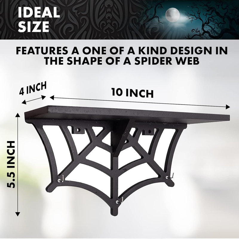 Spider Web Floating Shelf