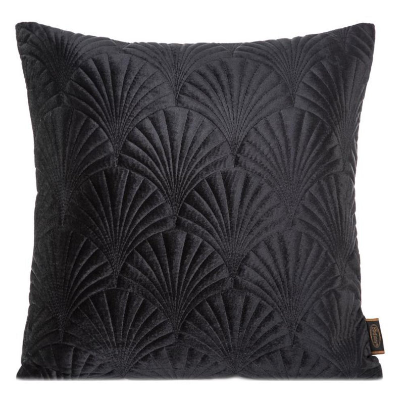 Microfiber Square Pillow Case, Black