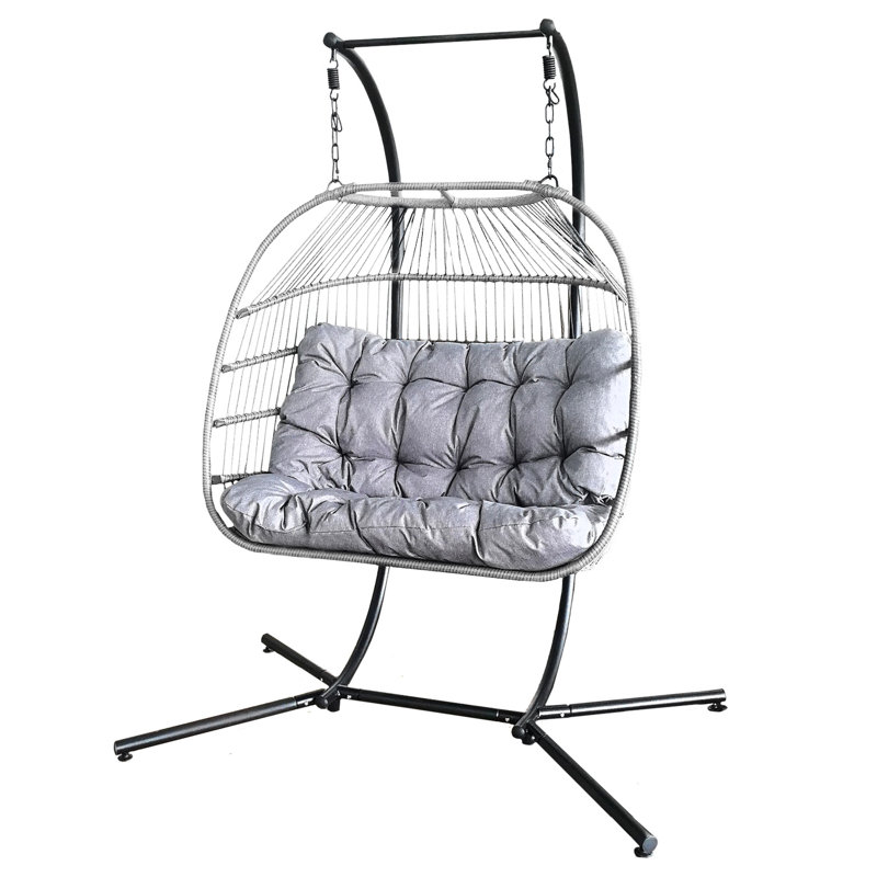 Bradham 180 Person Porch Swing, Grey