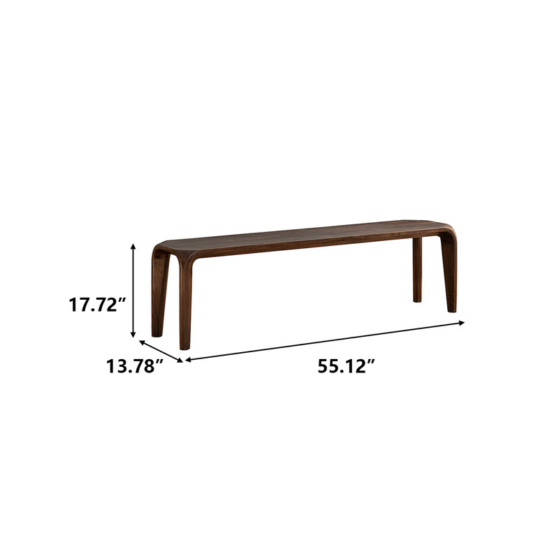 Banc tricoté noir et blanc de style moderne du milieu du siècle, 150 cm (59,06 po), pour bout de lit/tabouret à chaussures