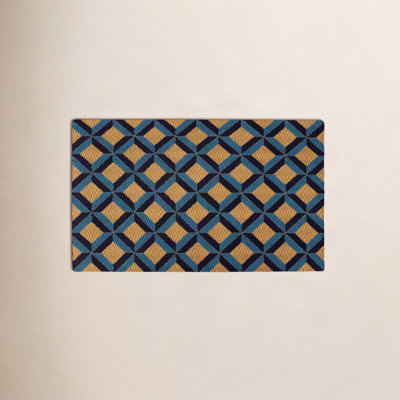 Neighburly Non-Slip Geometric Doormat
