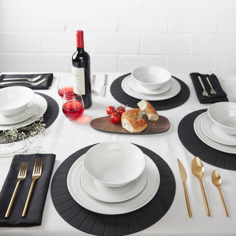 Service de table Ebern Designs Melbourn - Service pour 4