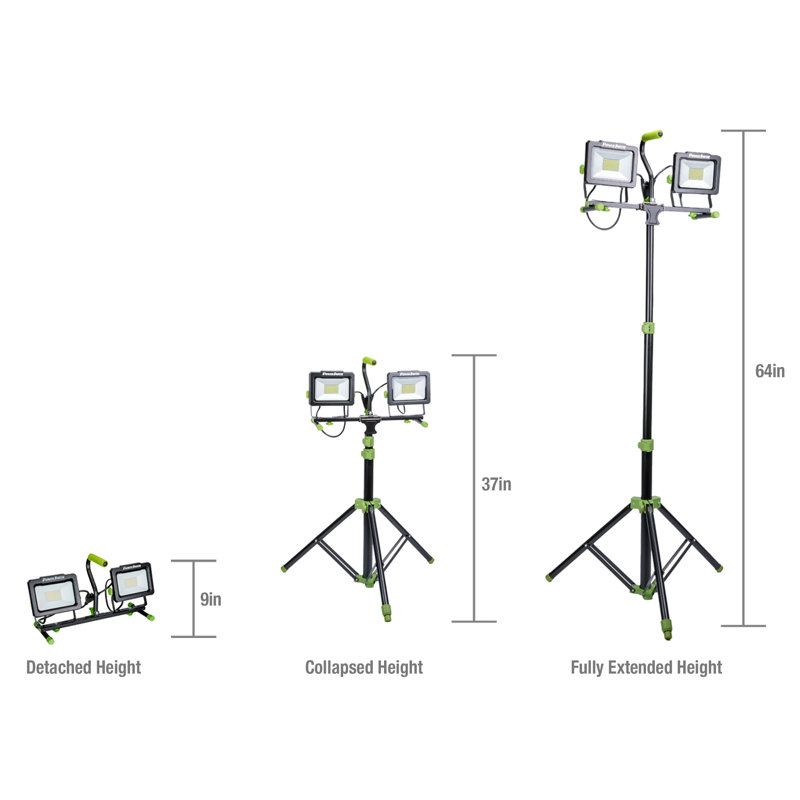 PowerSmith 14000 Lumen LED Work Light with Adjustable Tripod