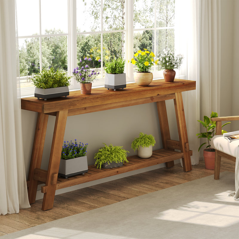 160cm Solid Wood Console Table