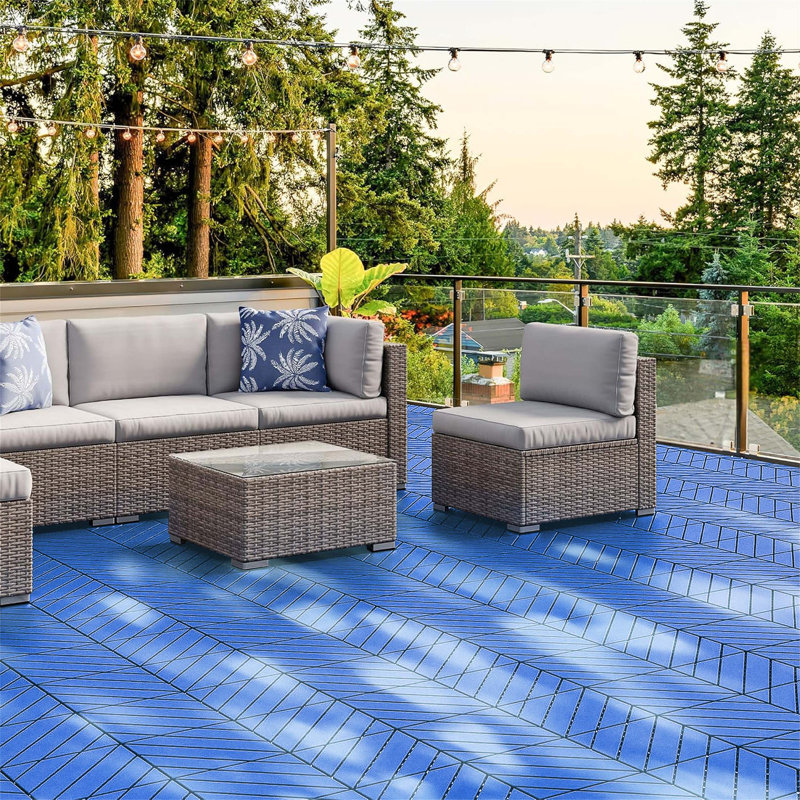 Carreaux de plastique en plastique, 44 carreaux de patio