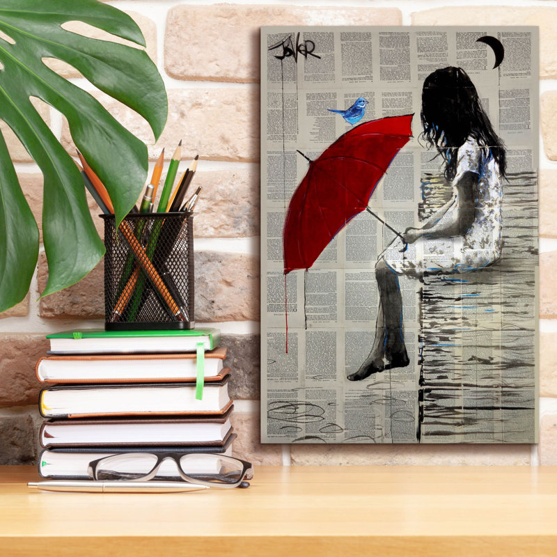 «Epithany» par Loui Jover, art mural sur toile, H 18 po x l 12 po x P 0,75 po