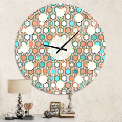 Horloge murale rétro Mid-Century