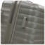 4-Piece Polypropylene Hard Shell Luggage Set with Spinner Wheels - Green (14" Cosmetic, 20" Carry-On, 24" & 28" Checked)