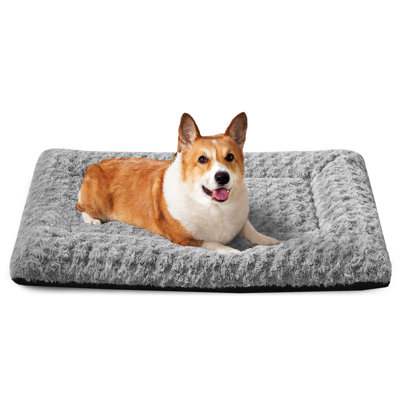 Rose Plush Dog Bed Mat/Pad, Washable Anti-Slip Pet Kennel Beds Sleeping Crate Mat -  Tucker Murphy Petâ¢, 79B8F66C2058486E83B1D68E5358D451