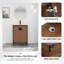 Meuble-lavabo simple 24 po avec plateau Destan