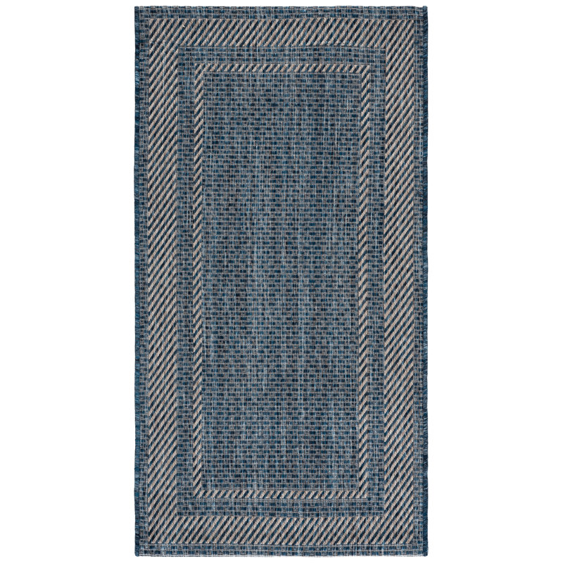 Tapis d'intérieur tissé à la machine Courtyard, Rectangle 2 pi 7 po x 5 pi 0 po