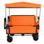 Chariot pliant 3-en-1 avec banquette, auvent et rangement-118377562