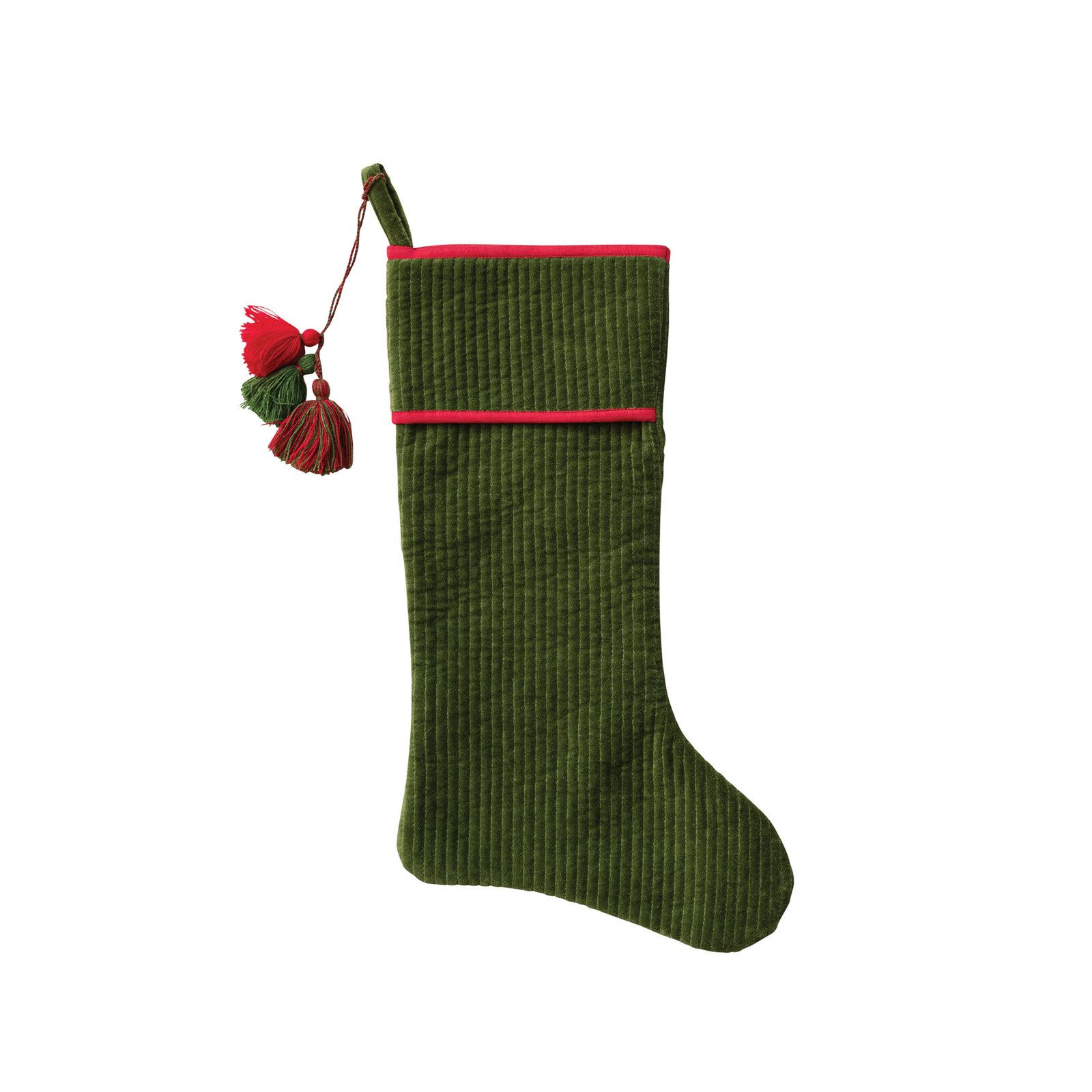 Velvet Stocking, Green