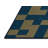 Machine Washable Checkered Blue Area Rug-1631641161