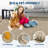 Scalloped Machine Washable Area Rug with Non Slip Backing Soft Faux Wool Low Pile Stain Resistant Easy Cleaning Carpet for Living Room Bedroom-1374104860-1374104861