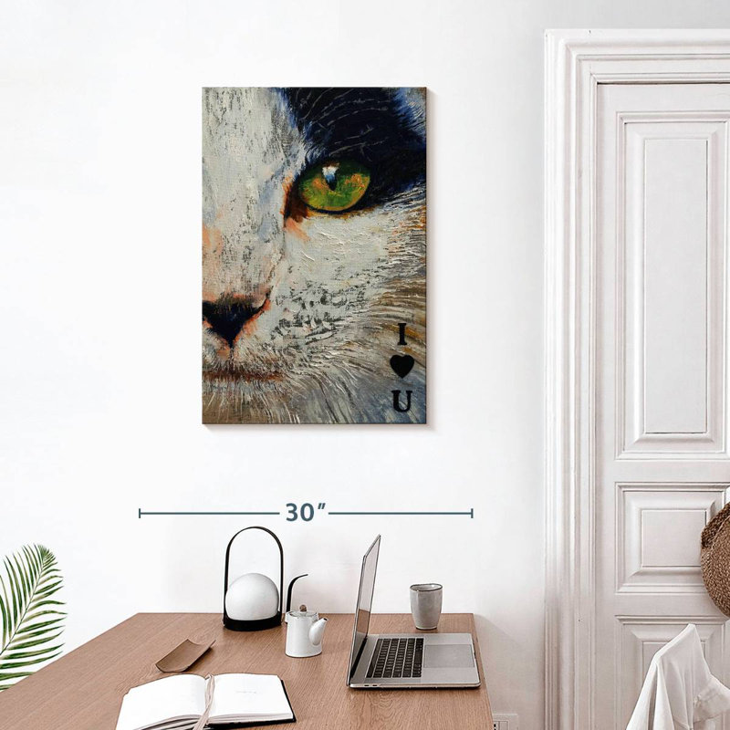 Brampt I Love You Cat, 30" H x 20" W