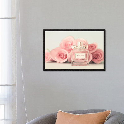Young And Pink by Caroline Mint - Print on Canvas