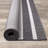 Colaine Gray Stripes High-Traffic Stain Resistant Carpet-881938317