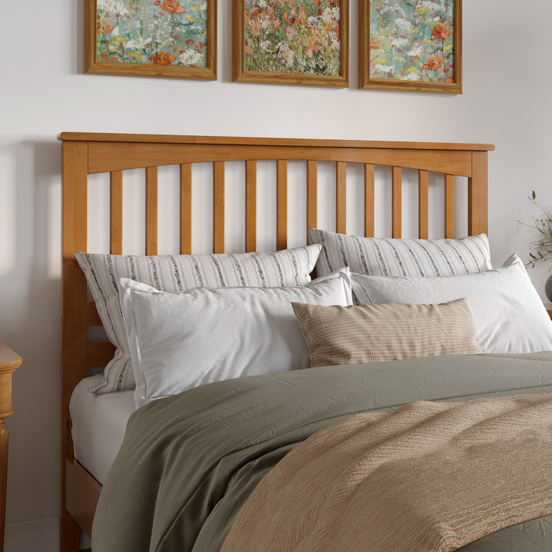Tête de lit en bois massif Oracio, Grand