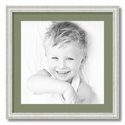 Wood Matte Picture Frame with Mat