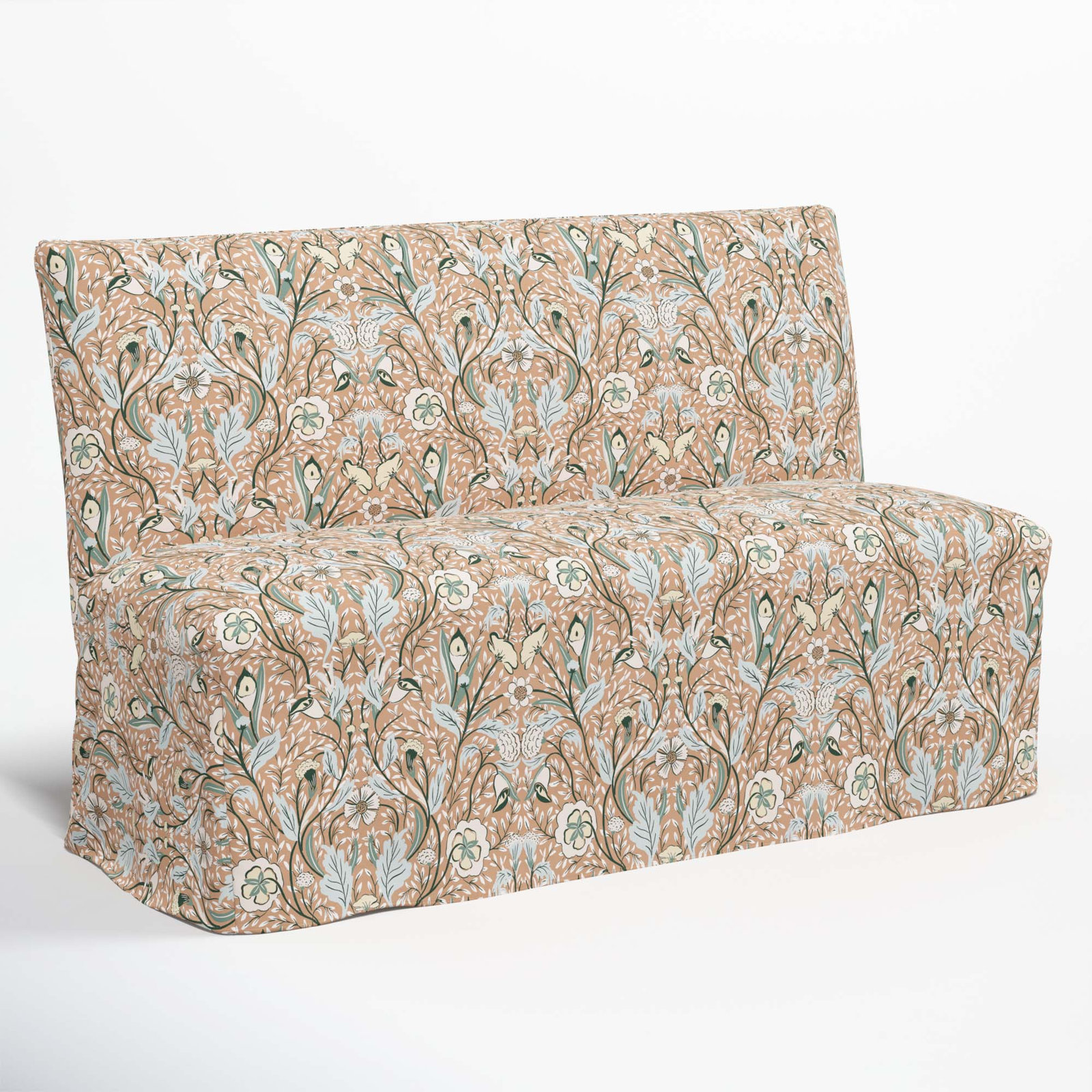 Silvia Bench, Morris Botanical Peach