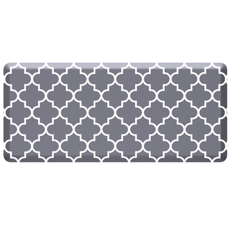 Anti-fatigue Non-slip Kitchen Mat, Runner 17" W x 39" L, Gray