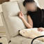 Fauteuil inclinable fonctionnel simple avec support-624631903