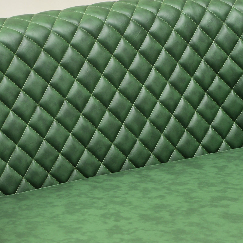 3- Piece Faux Leather Living Room Set, Green