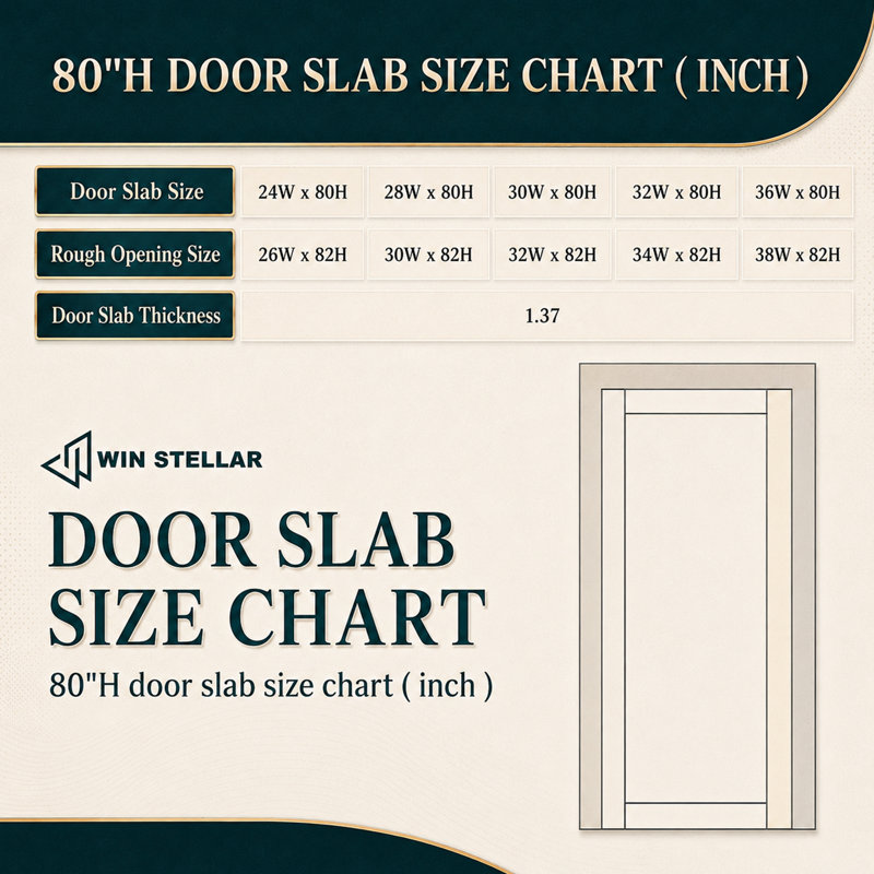 Porte standard en verre givré 6-Lite, 24 po x 80 po