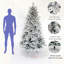 Arbre de Noël enneigé, arbre articulé artificiel