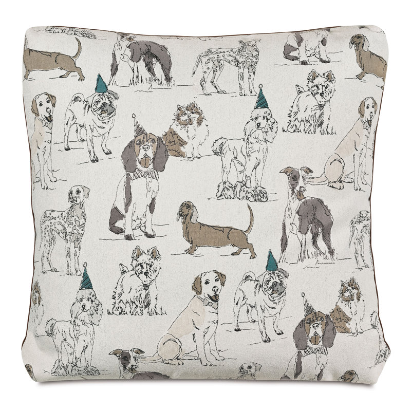 Pets Square Pillow Cover & Insert, 36"H x 36"W