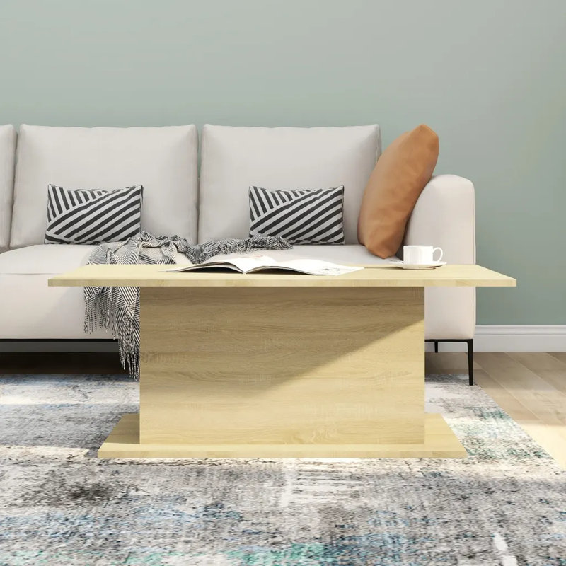 Coffee Table 102x55.5x40 cm Engineered Wood, Sonoma Oak