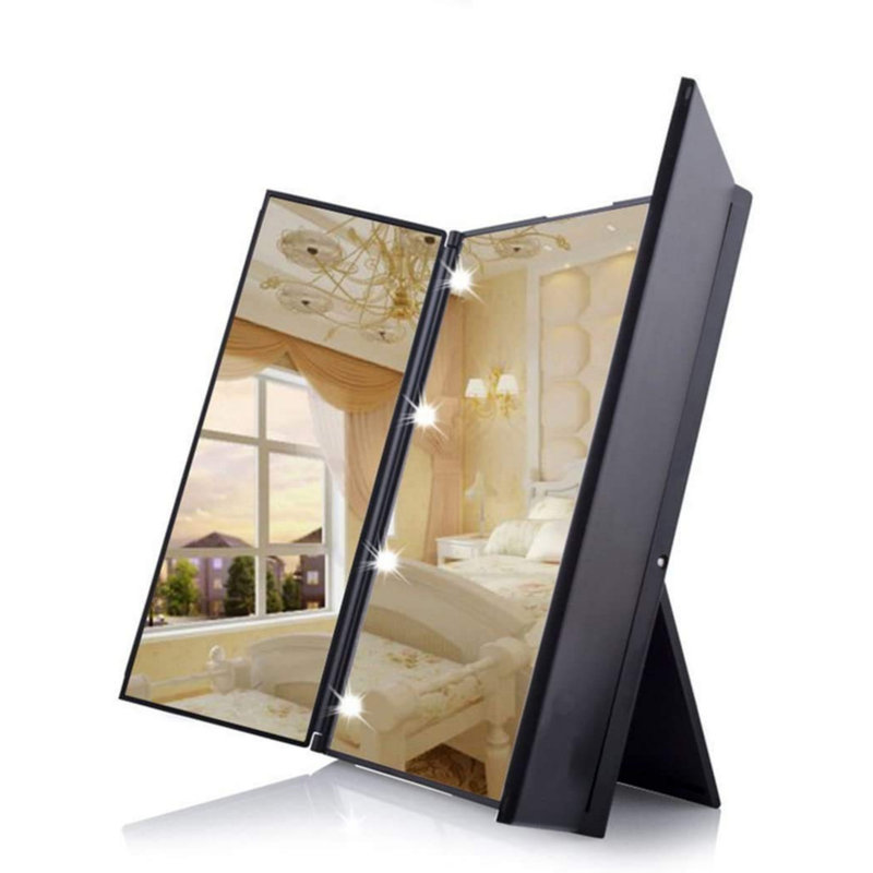 Dreadnaught Flat Mirror, Black