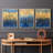 Abstract  Series  II  -Set Of 3 Framed Giclee Prints -Ready to Hang-107252095-107252093