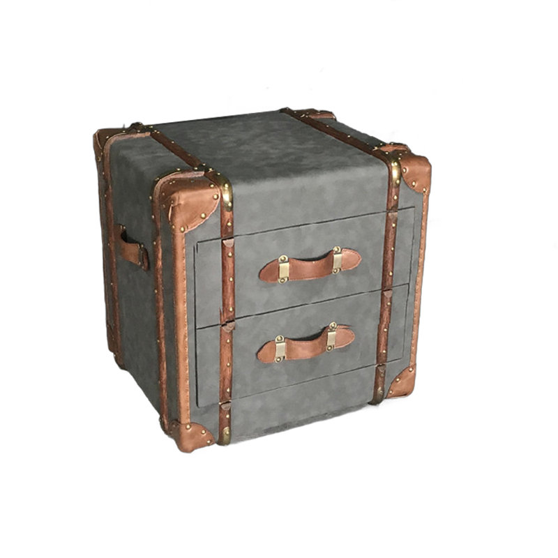 Brean 2 - Drawer End Table, Gray