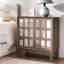 Buffet à buffet, armoire de rangement moderne de style Mid-Century avec portes et tablettes, armoire de style bohème en bois pour le salon