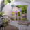 Coussin intérieur/extérieur d’une maison blanche à la plage